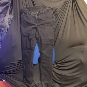 Old Navy Black High-Rise Super Skinny Jeans 12 long